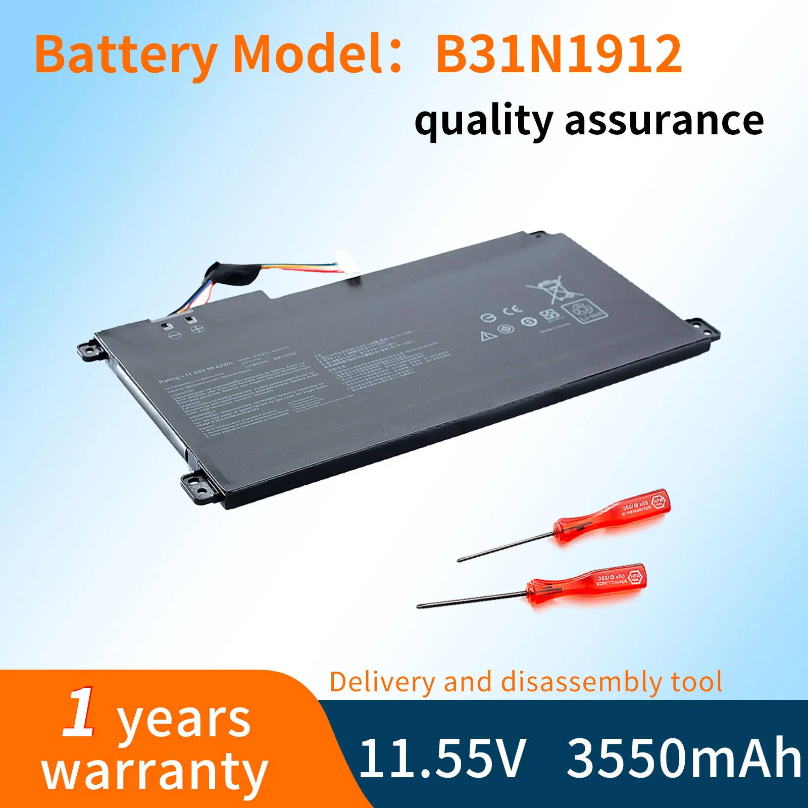 

BVBH B31N1912 C31N1912 Laptop Battery for ASUS VivoBook 14 E410 E410MA E410MA-EK026TS E410KA L410MA L410MA-BV058TS L410MA