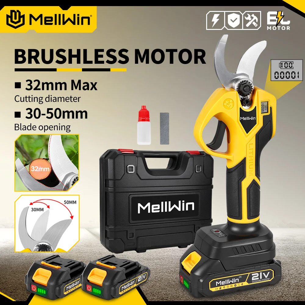 �y�Z�[�����zMELLWIN 32mm �u���V���X�d������΂��� �ʎ� �~�͂̎} �R�[�h���X �K�[�f������΂��� �}�L�^18V�o�b�e���[�s���Ή�