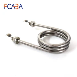 FCABA Electrical Heating Elements 220V 500W 304 Stainless Steel Steam Furnace Heating Tube