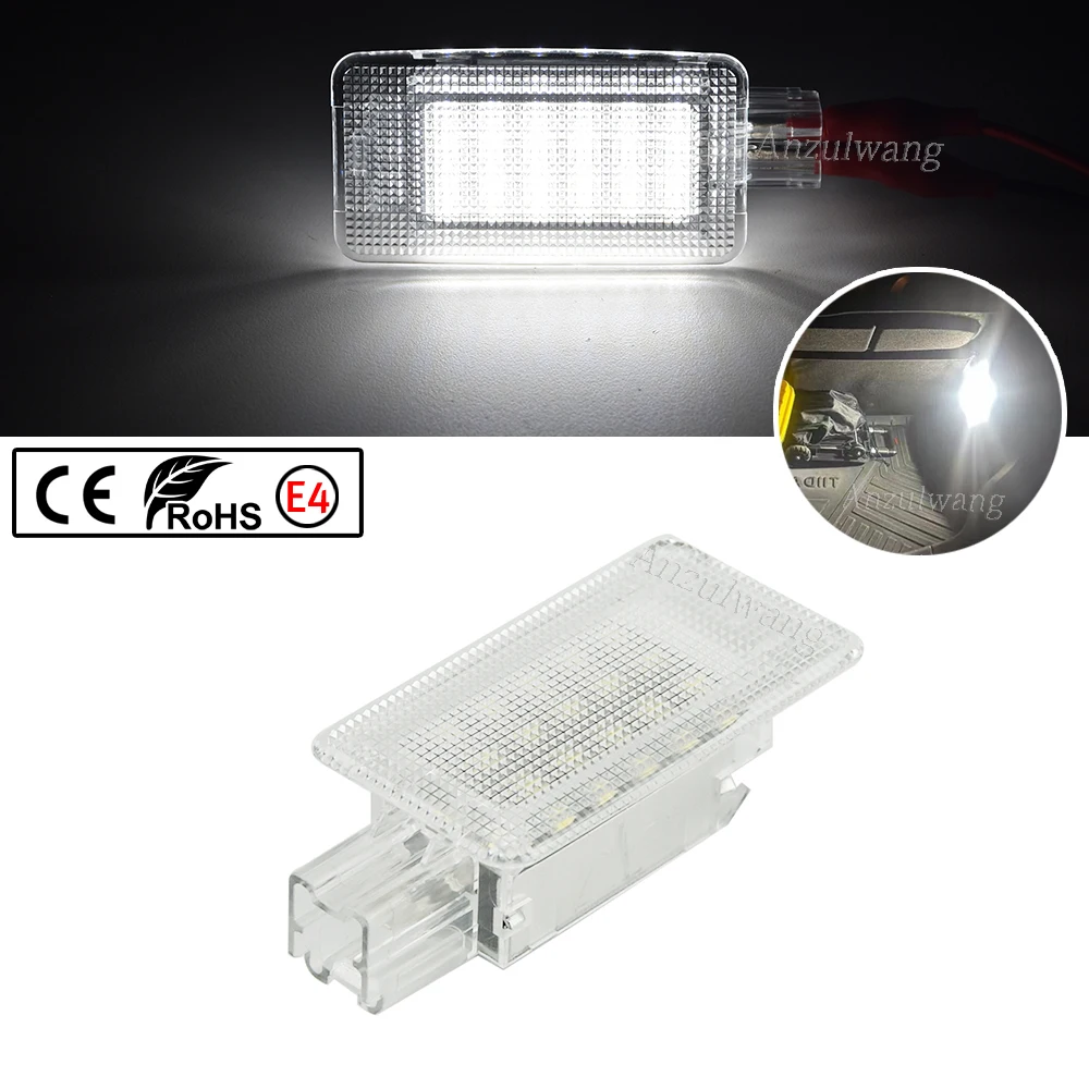 1x Led Interior Boot Trunk Luggage Compartment Light For Nissan Juke Leaf 11-17 Murano 15-21 Rouge 14-19 Versa 07-12 26490-ED000