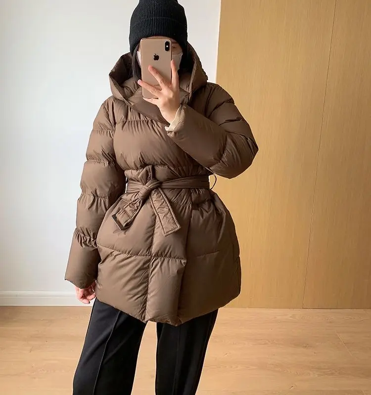 Gagarich Korean Waist Slimming Cotton Jacket Women Short Thick High-end Niche Fashion Temperament 2024 Winter Coat Trend