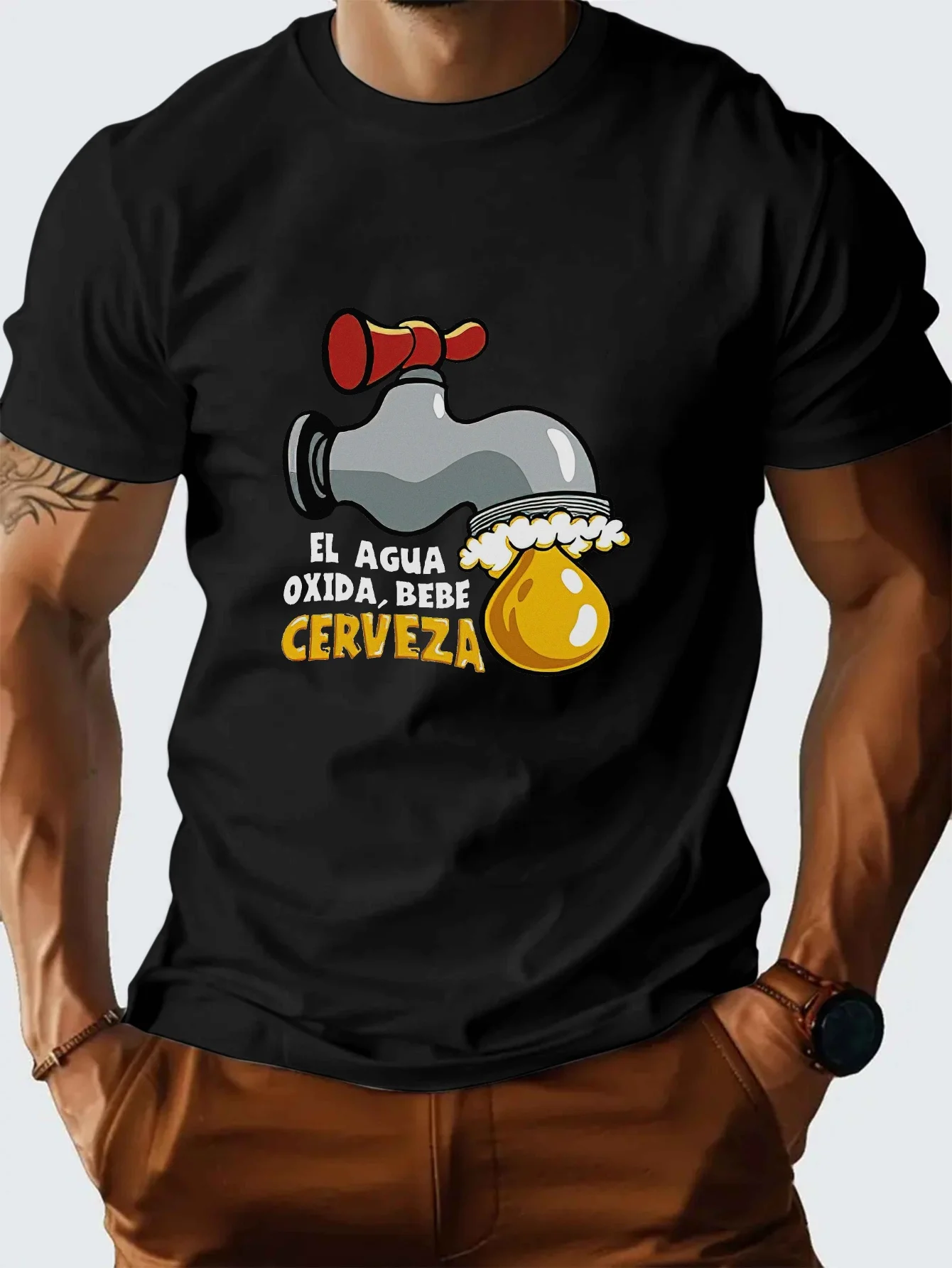 

White Hawaiian Palm Tree & Local Motion HAWAII Print T-Shirt - Short Sleeve Round Neck Summer Beachwear