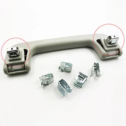 for Audi A4 B8 B9 A6 C6 C7 Q3 Q5 Car interior roof handle fixing iron clip roof buckle handle clip