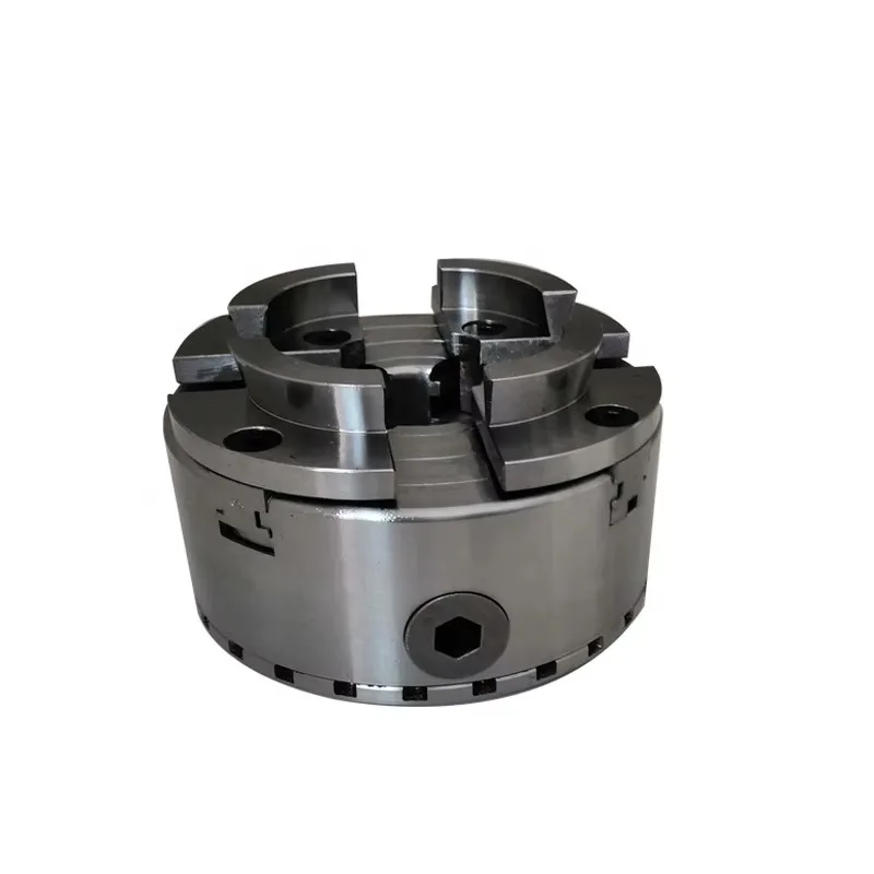 KP125 KP96 4-Jaw Self-Centering Wood Lathe Chuck with Round Jaws for Precision Woodworking
