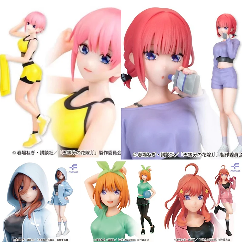 In Stock Fukuya Fascinity Figure The Quintessential Quintuplets Ichika Nino Miku Yotsuba Itsuki Gym Dating Anime Figures Model