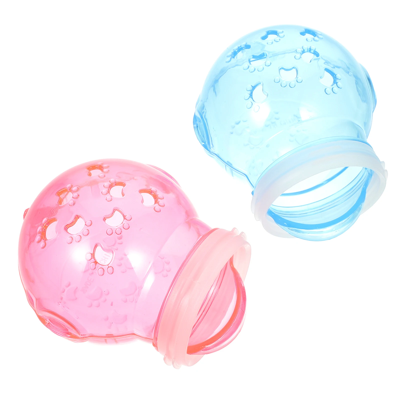 

2pcs Hamster External Bathrooms Sand Rooms For Small Pets Anti-Slip Bathtub Cage Toilet Pet Activity House Chinchilla Sand