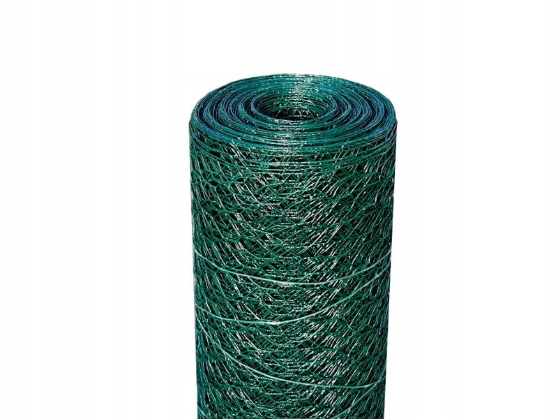 Zeshoekig hekgaas groen 0,5 m x 5m 40mm