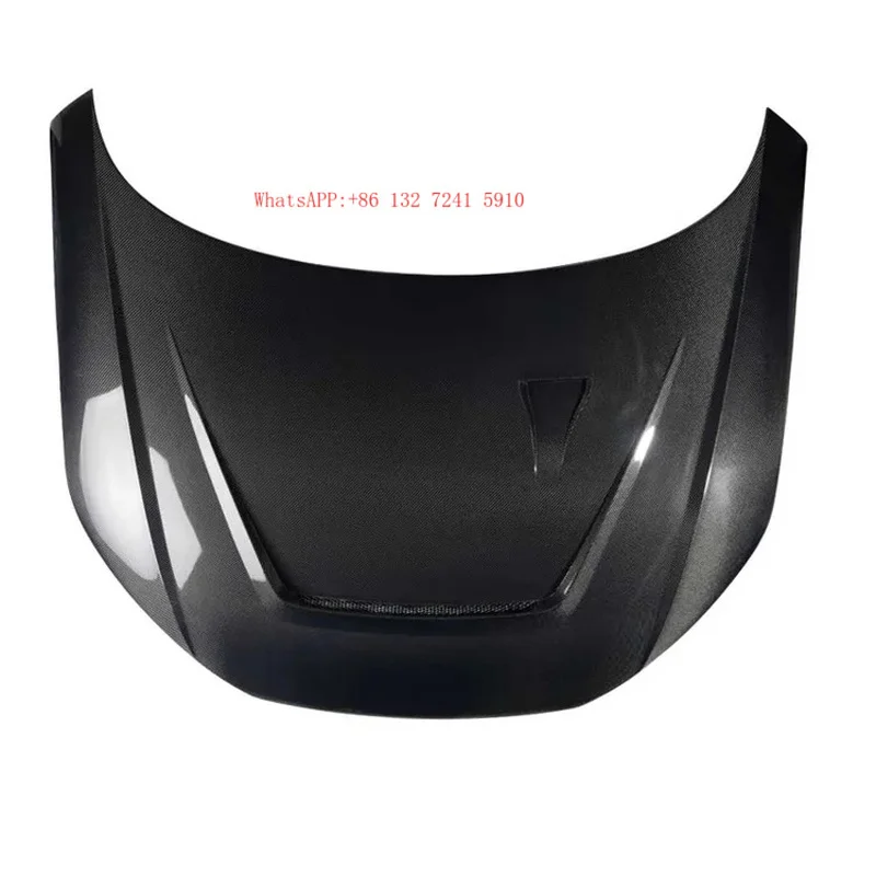 Factory Sales V Style Carbon Fiber Hood Bonnet Engine Covers