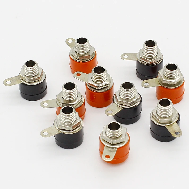 10pcs/lot 4mm banana binding post 4mm banana socket