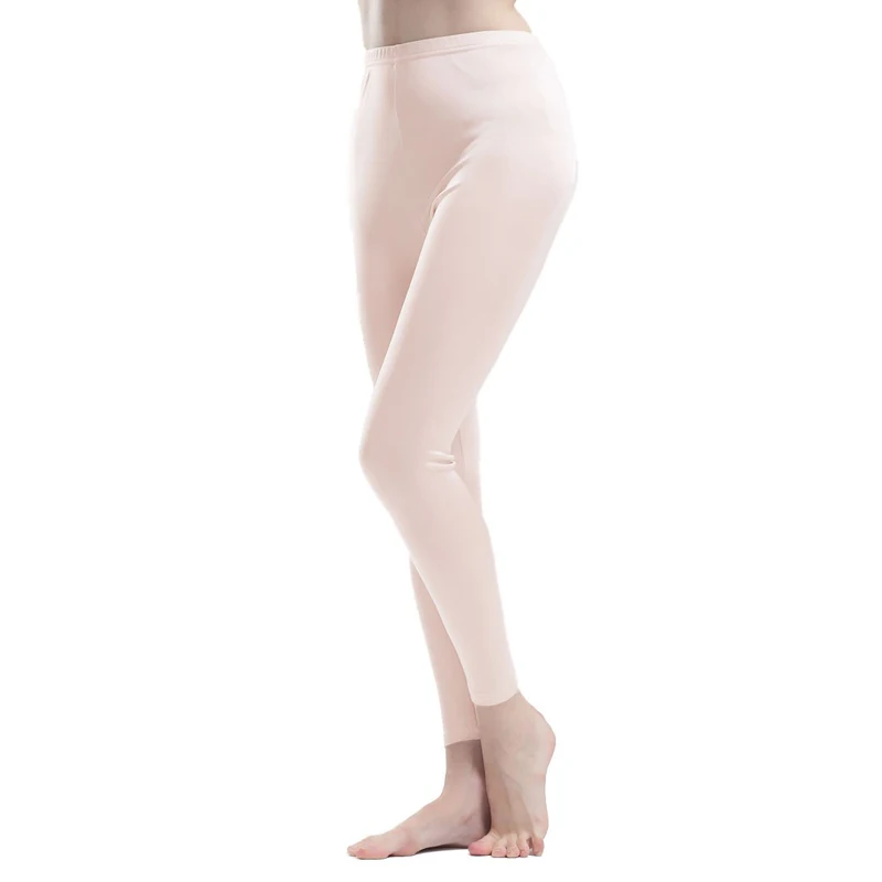 Silk Women Pants 100% Pure Silk Jersey Knit Long Johns Bottom Only Legging Thin Underwear Pants Size M L XL XXL