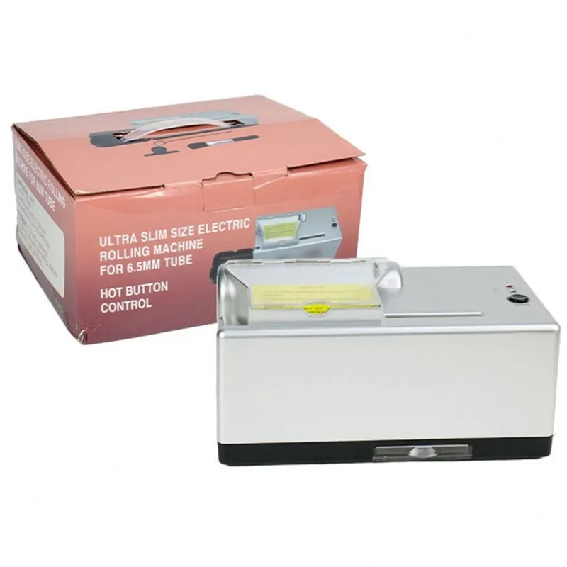 

One-click Electric Tobacco Roller Filling Machine with Cigarette Roll Tray 5.5/6.5/8mm Tubes Cigarette Maker Smoking Accessories
