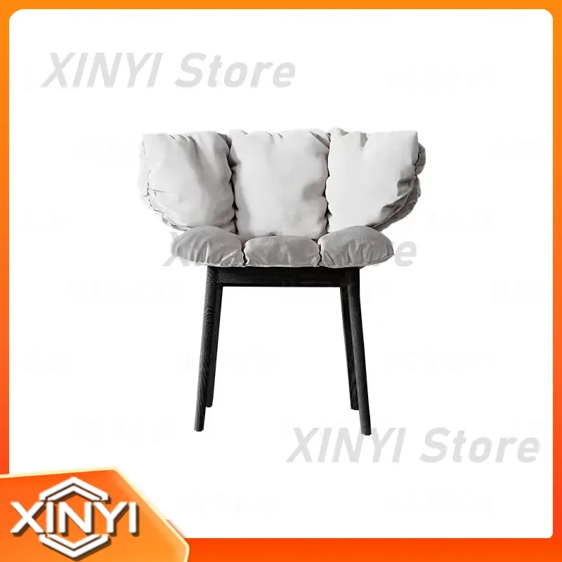 High Back Dining Chairs for Coffee Shop Living Room Dressing Table Restaurant Home Office Modern Comfort Frame Seat Furniture