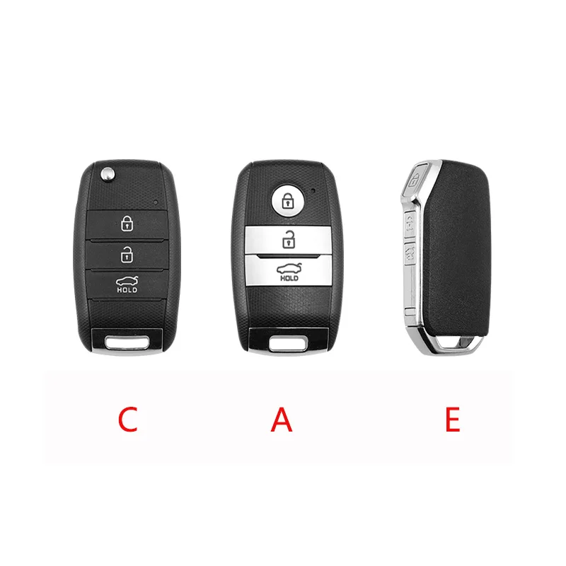 TPU Car Key Case Cover Shell For Kia Picanto Sportage GT RIO 3 Cerato Soul K5 Ceed Optima Seltos Sorento Forte Stinger Telluride