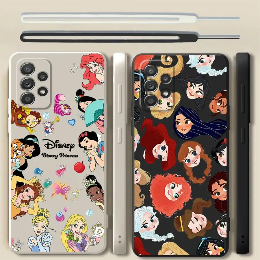 ديزني الأميرة لينة غطاء الهاتف حقيبة لهاتف سامسونج غالاكسي A30s A53 A50 A56 A05 A03 A02s A04 A06 A20s A71 A73 #1