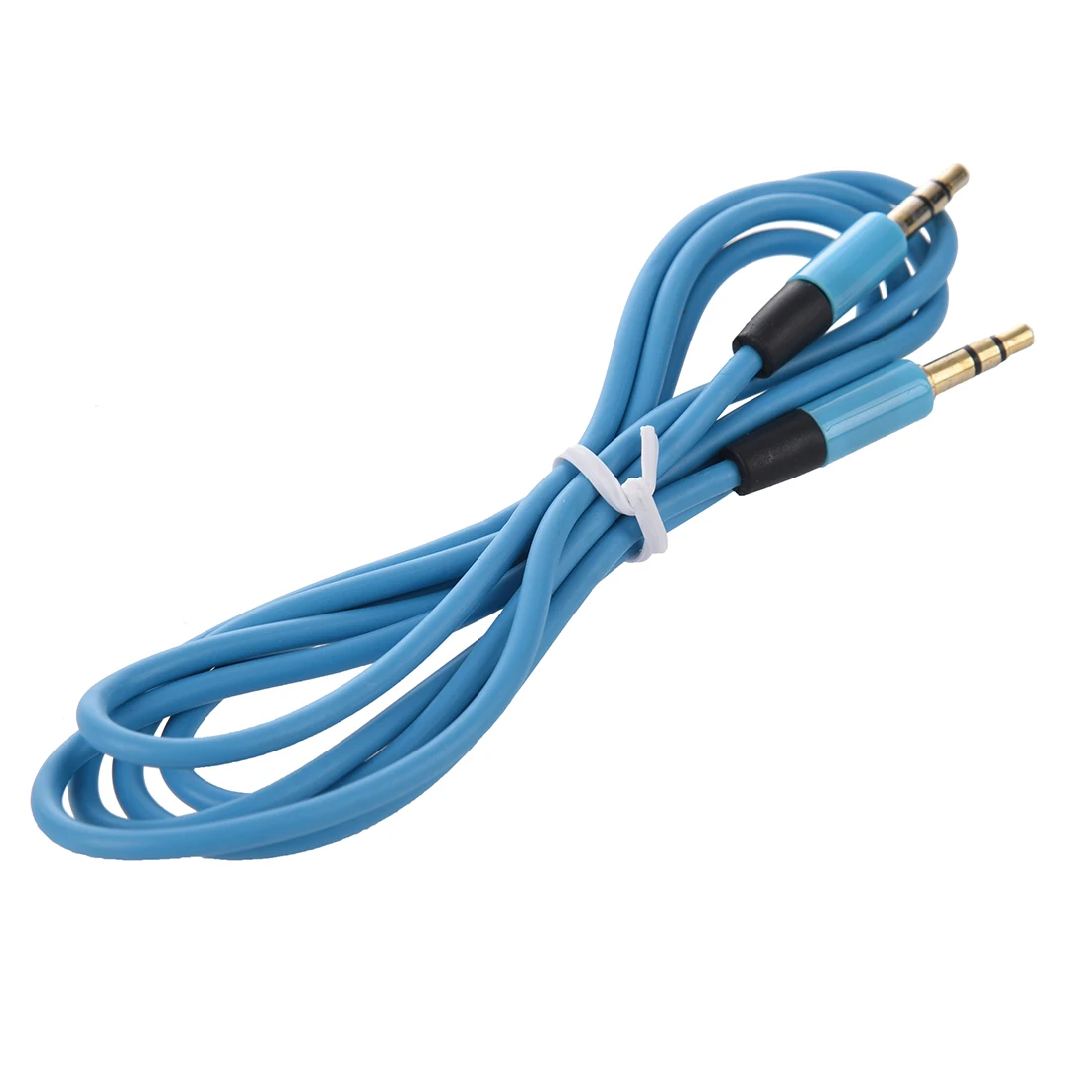 3.5mm Auxiliary Aux Male to Male Stereo Cord Audio Cable for PC for MP3 Car (Blue)