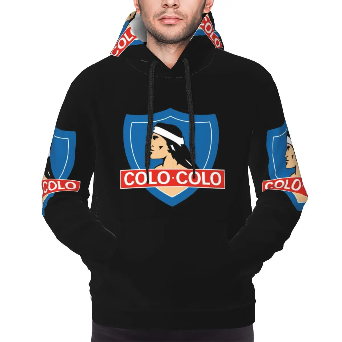 

Толстовка Social Y Deportivo Colo-Colo, пуловер в стиле Харадзюку, осень-зима, мужские и женские толстовки, топы с длинными рукавами