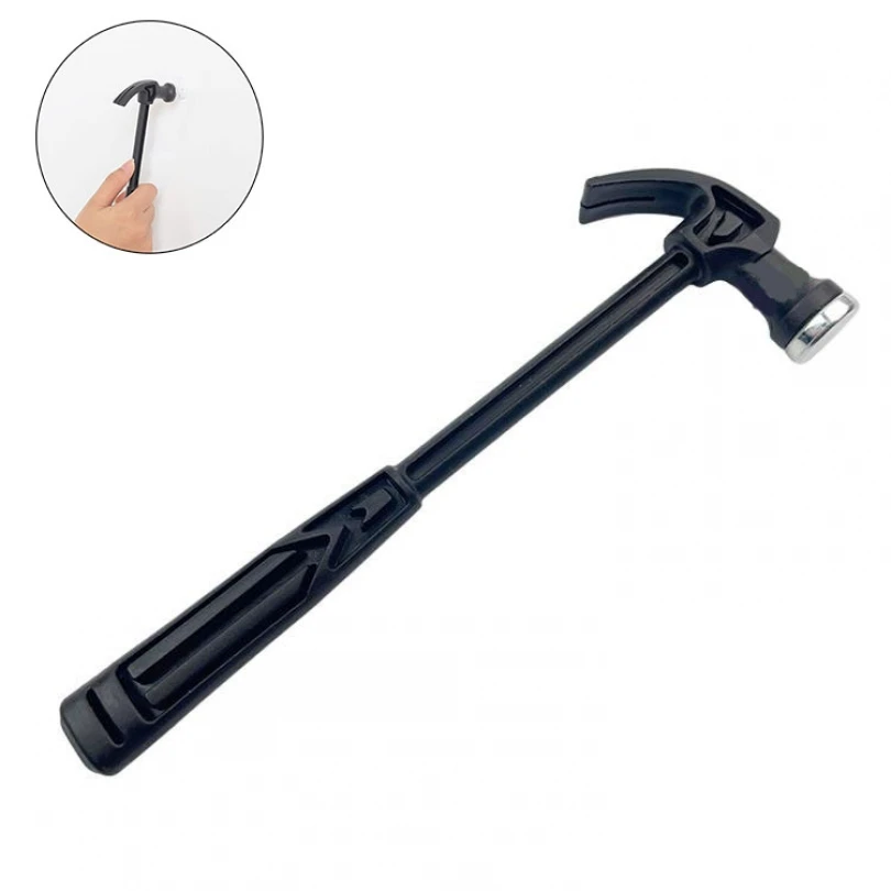 Mini Claw Hammer 17mm Hammerhead Household Nail Hammer Plastic Handle Children DIY Toy Photo Walls Installation Hammer Tool