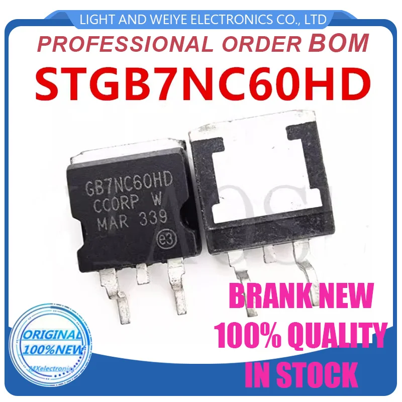 

(10piece)100% New STGB10NC60HD GB10NC60HD TO-263 Chipset