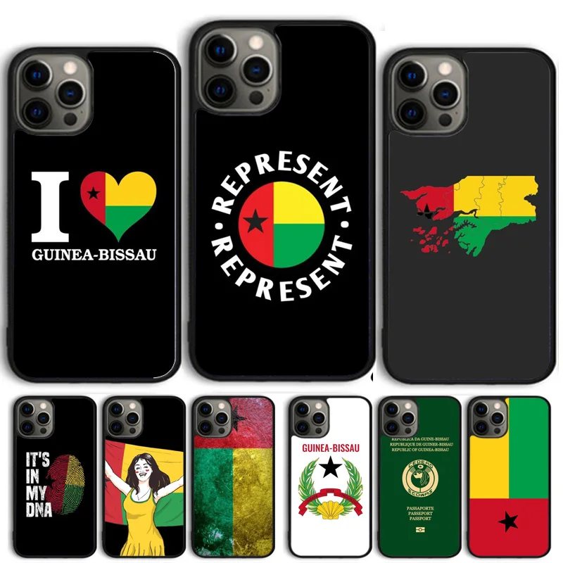 Чехол для телефона с флагом Гвиневины Бисау для iPhone 15, 16, 11, 13, 14 Pro Max 12, mini Plus X XS Max XR Fundas