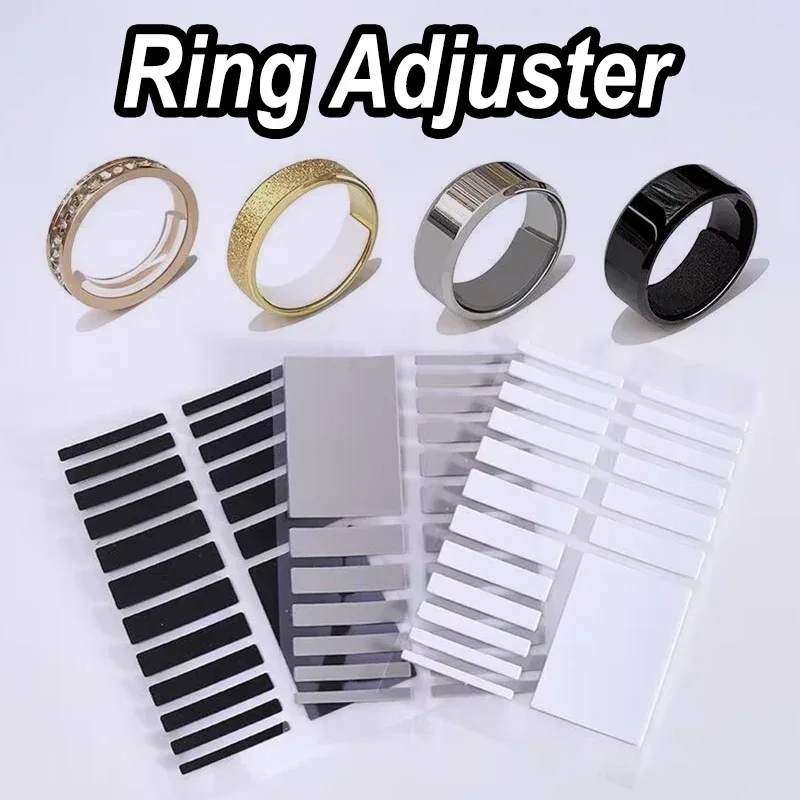 Invisible Silicone Ring Sizer Adjuster Stickers Self-Adhesive Resizer Reducers Fit Any Loose Ring Anti-Slip Anti-Lost Guard