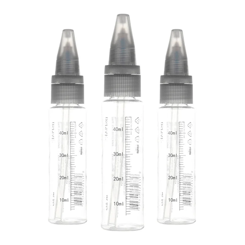 MOPHE-PT-AB 0.3mm 0.5mm 무세척 에어브러시 스프레이 니들 50ml 페인트 혼합 병 액세서리