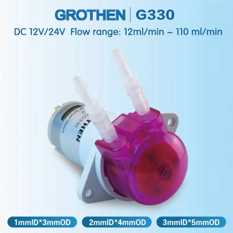 

Перистальтический насос постоянного тока 12 В/24 В, дозирующий насос с 6 роликами, высокоточный регулируемый поток, тихий перекачка жидкости своими руками для аквариума