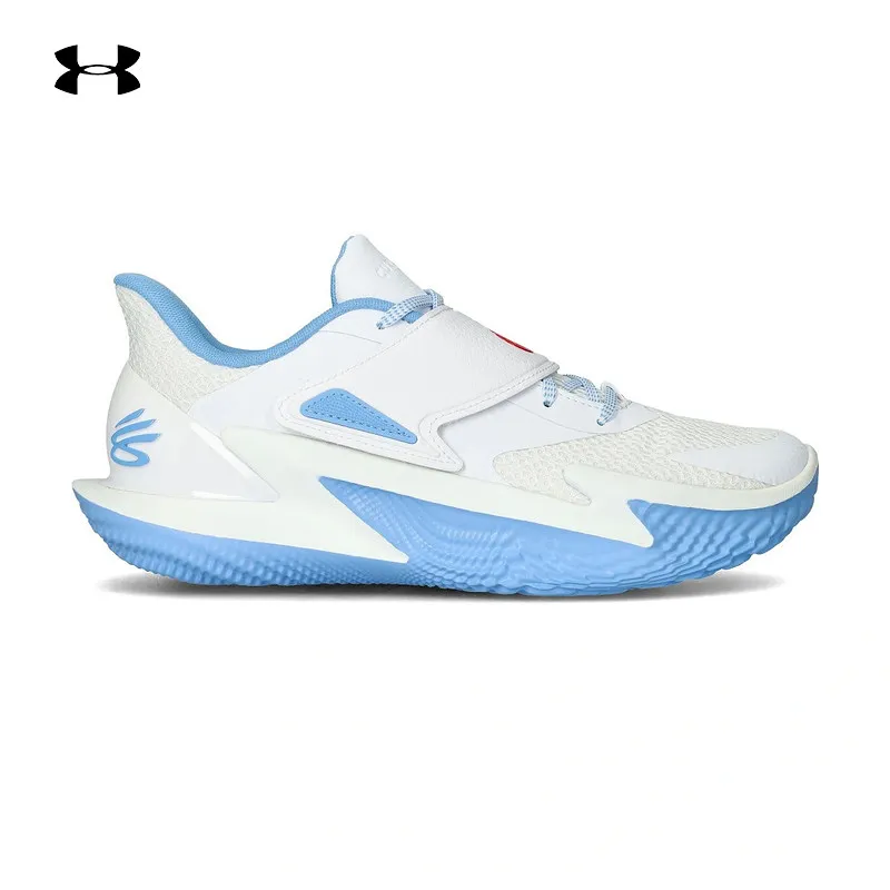 Under Armour 6001647-100 Mesh Basketball Shoes Men Anti Slip Cushioned Training Sports Sneakers