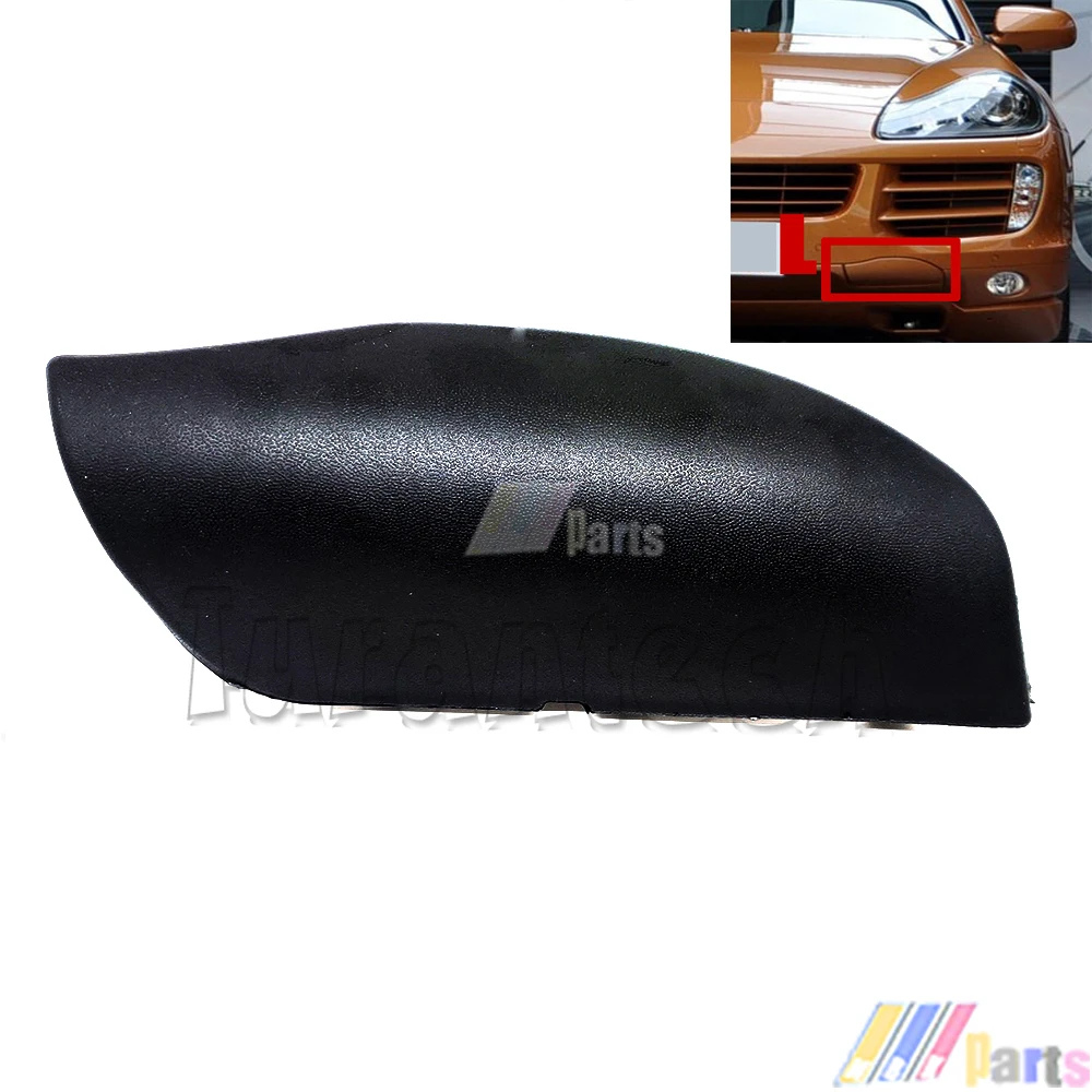 Front Tow Eye Cover For 07-10 LH&RH Porsche Cayenne 9PA1 955 957 GTS S Turbo Base Sport