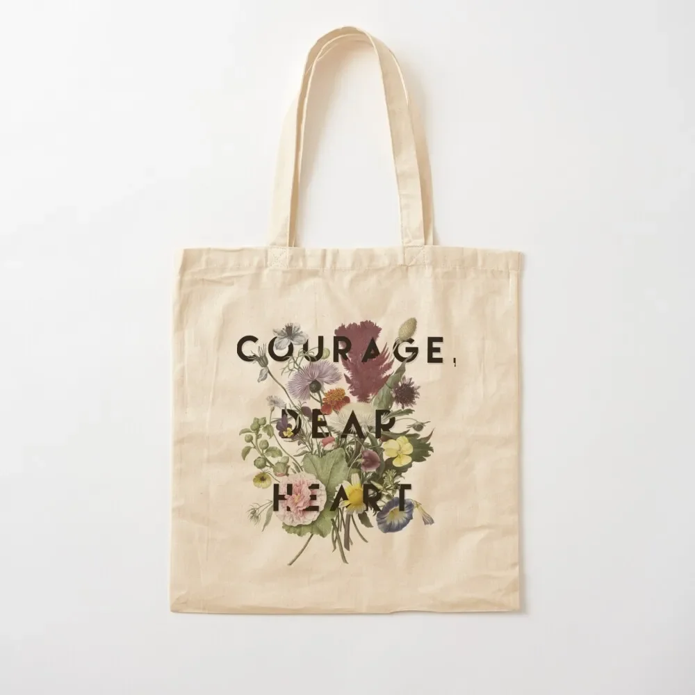 Courage Tote Bag shopper bag women canvas Beach bag Handbags Women's bags