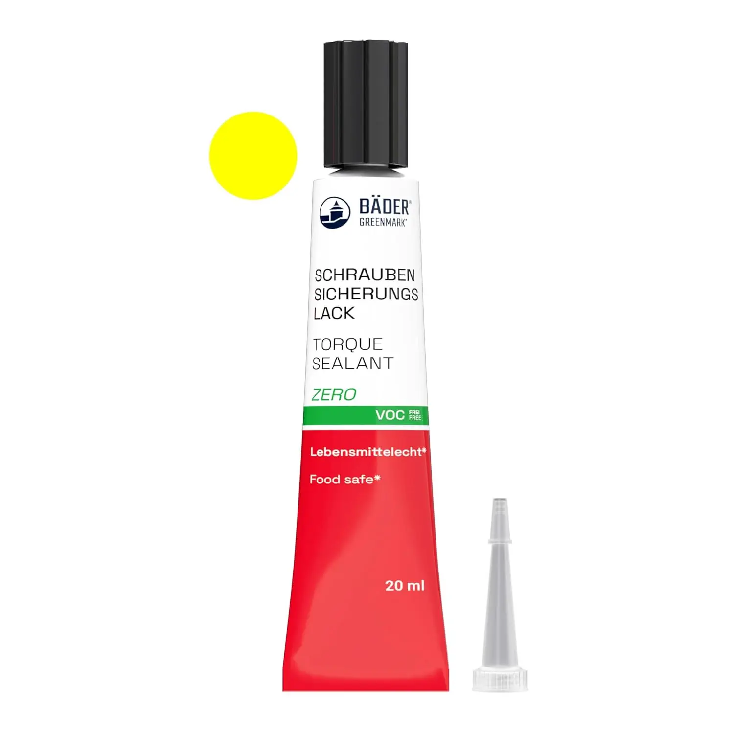 

Torque Sealant Tamper Proof Indicator, Yellow, 20ml - Threadlocker Security Pen for Sealing & Manipulation Detection, Made in Germany Since 1962