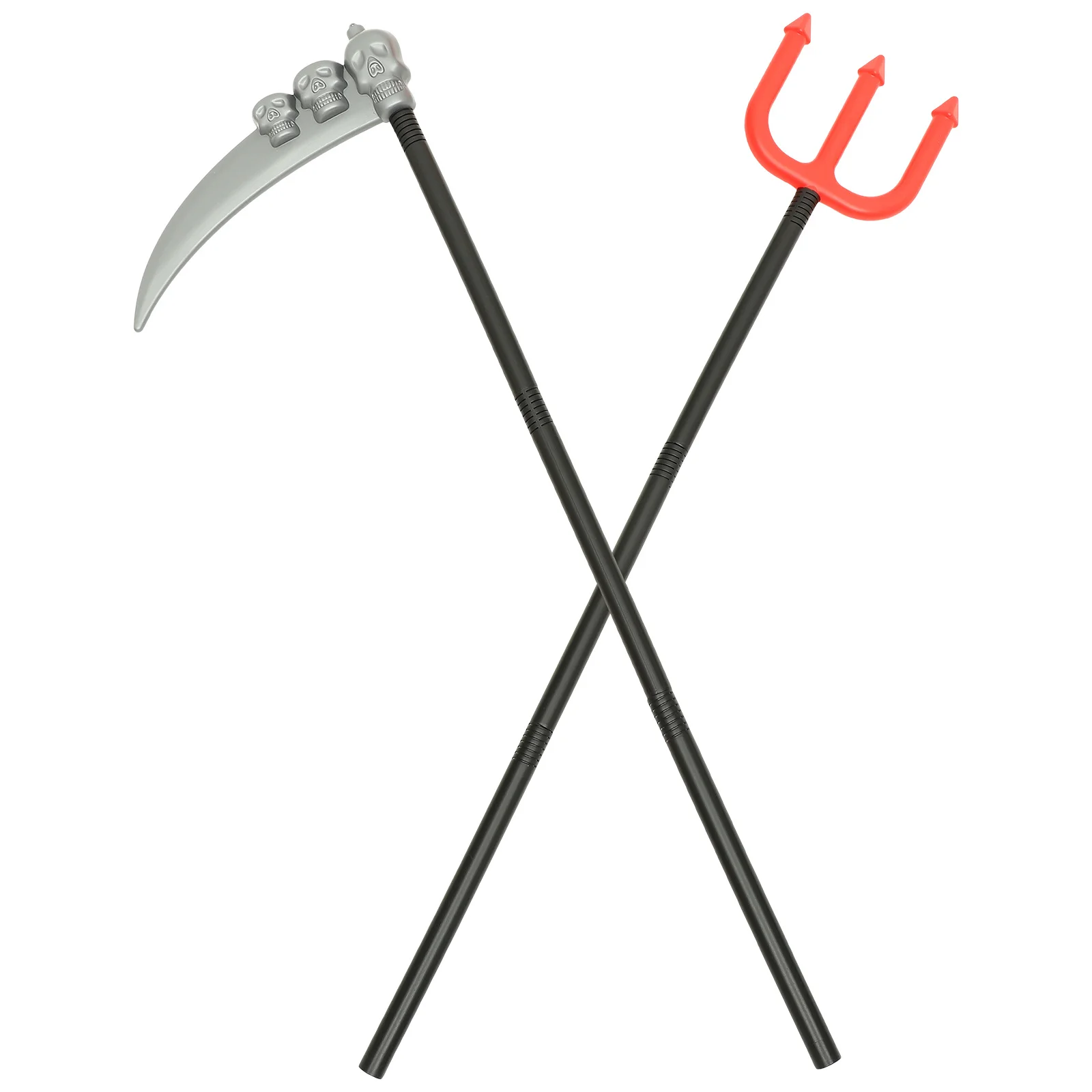 

2 шт., палочка Trifurcate, реквизит для Хэллоуина, трость для косплея, декор для вечеринки, аксессуар для костюма в египетском стиле, легкий костыль