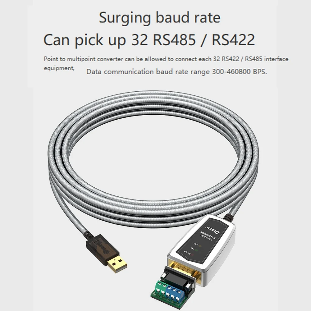 Y23A USB 2.0 to RS485 RS422 Serial Converter Adapter Cable for -FTDI Chip Windows 10 8 7