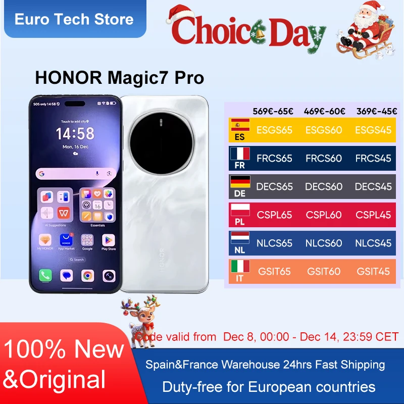 ?Première mondiale? Version mondiale HONOR Magic7 Pro 5G Smartphone Magic 7 Pro Snapdragon 8 Elite 120Hz écran OLED 100W Charge rapide ?Première mondiale? Version mondiale HONOR Magic7 Pro 5G Smartphone Magic 7 Pro Snapdragon 8 Elite 120Hz écran OLED 100W Charge rapide