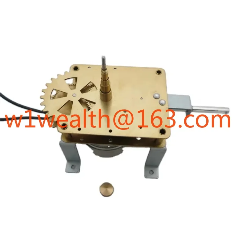 220 Volt Electric Clock Movement with Mounting Bracket and Regulator Metal High Torque Scanning Clock Motor