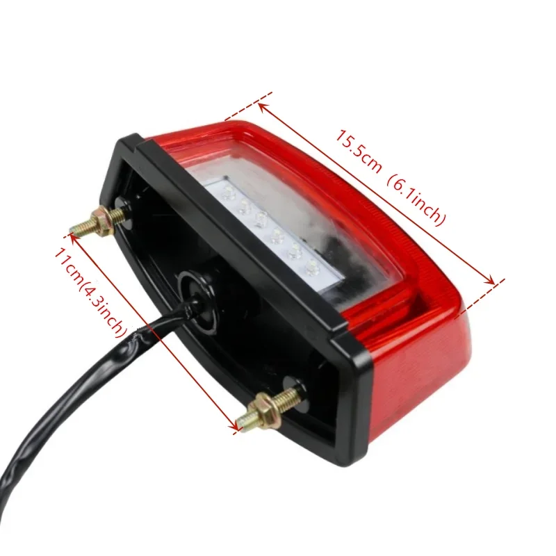 Smoke LED Brake Tail Light for 1994-2007 Ducati Monster 400 600 620 695 750 800 900 1000 Dirt Bike Quads ATV
