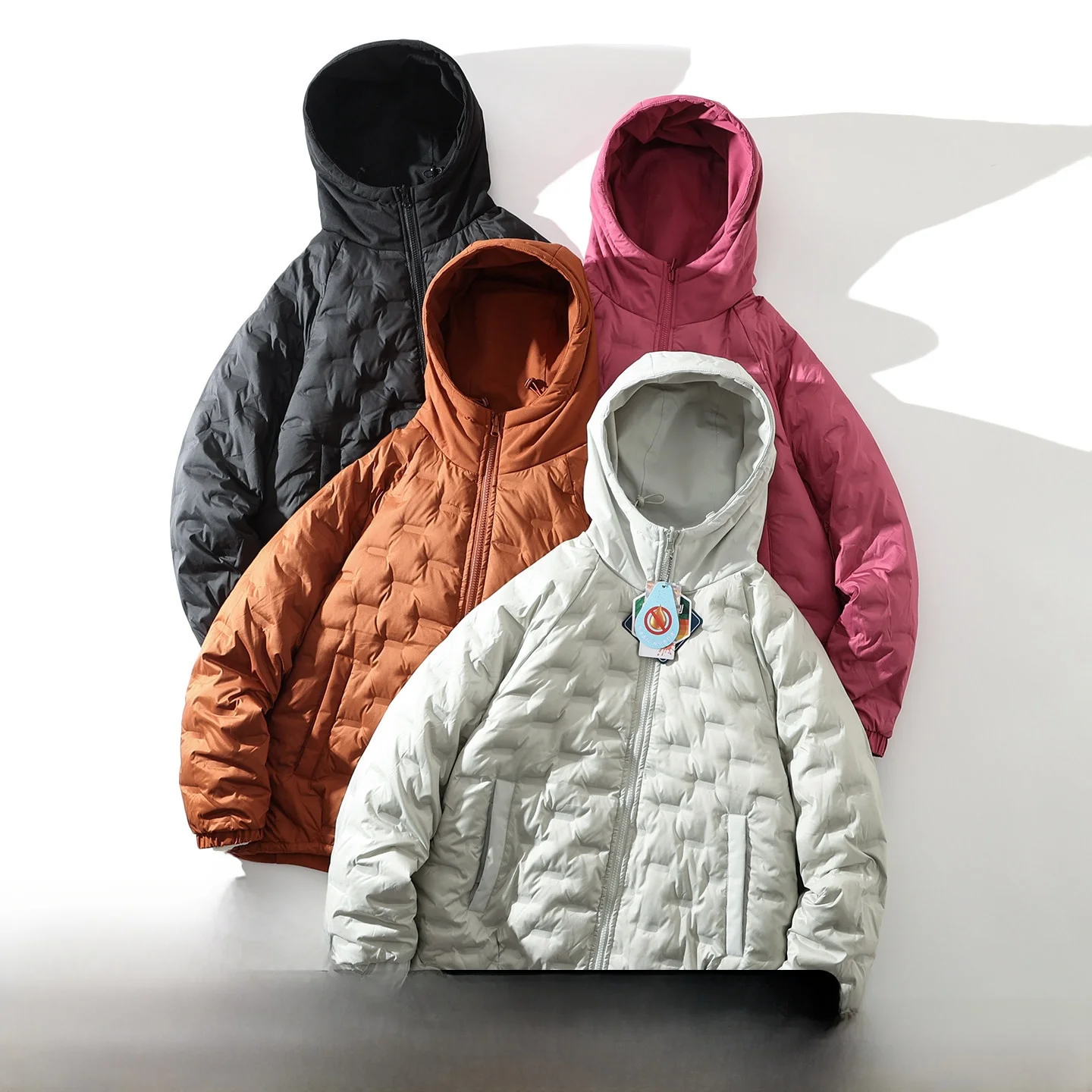 

Double-Sided Wear Design Du down Jaet Men's Warmth Guaranteed 90% Du down Hooded Puffer Coat for Winter Versatile Sle