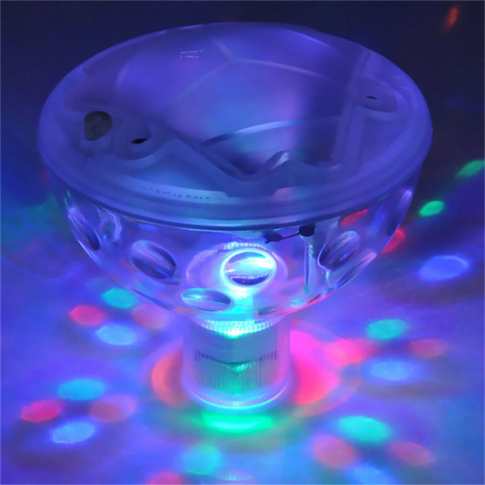 

IP68 Waterproof RGB Bathtub Light Underwater Fountain Float Lamp Battery Powered Swimming Pool Pond Fish Tank Aquarium LED Light