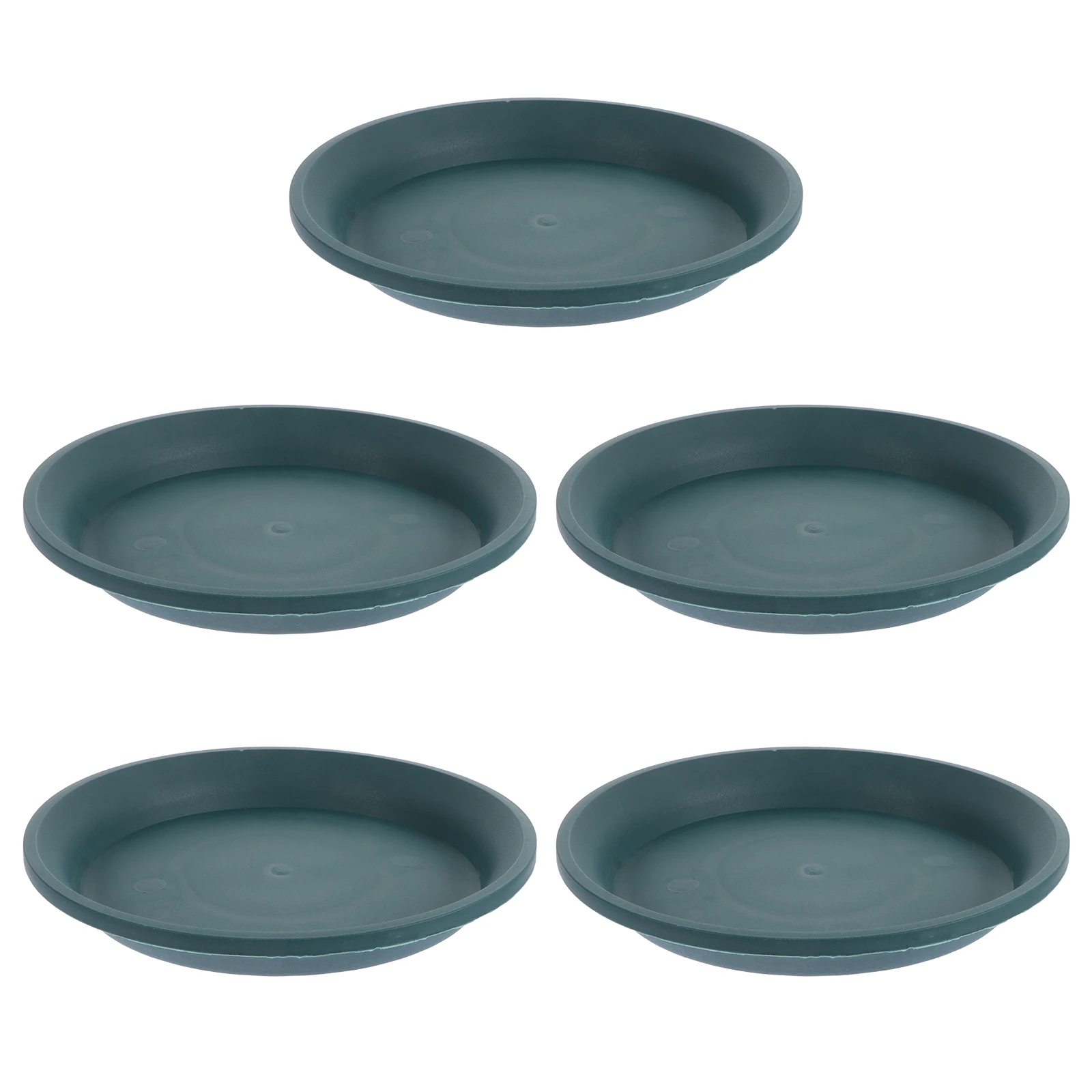 

5 Pcs Root Control Trays Thickened Green Waterproof Plant Saucers Balcony Flowerpot Bases Gardening Supplies Practical Reusable