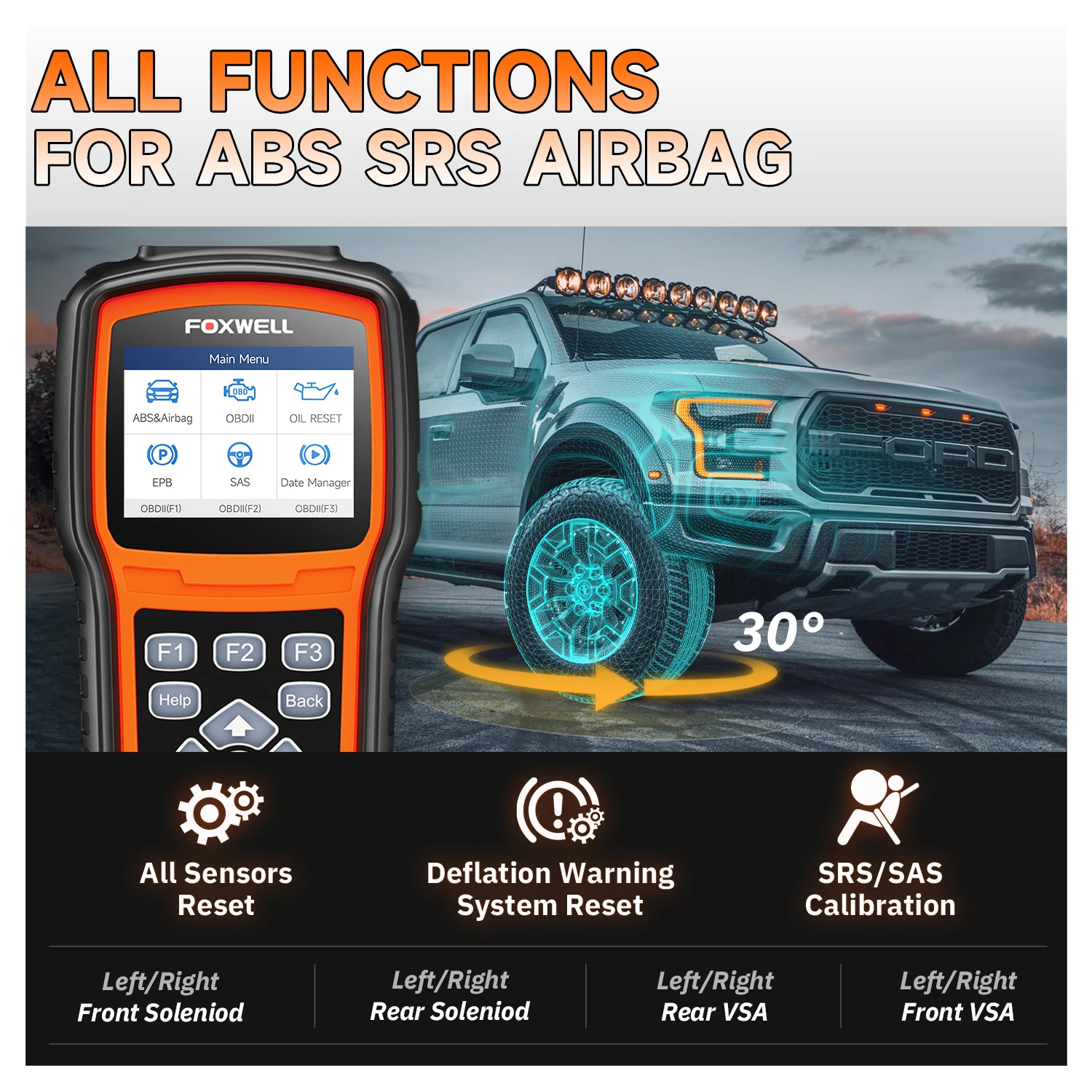 Foxwell NT630 Plus OBD2 Car Diagnostic Tools Engine Code Reader EPB ABS Airbag SRS EPB OIL Reset OBD2 Automotive Car Scanner