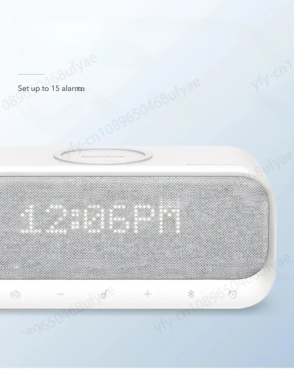 Suitable for  wake-up speaker, with alarm clock, stereo, FM radio, white noise