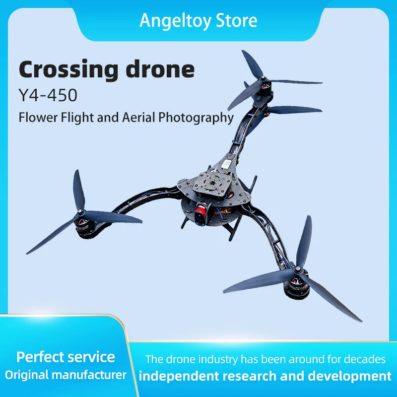 

Рама для дрона Angeltoy Y6 из углеродного волокна, трехосевая, F450, F722, INAV, BF