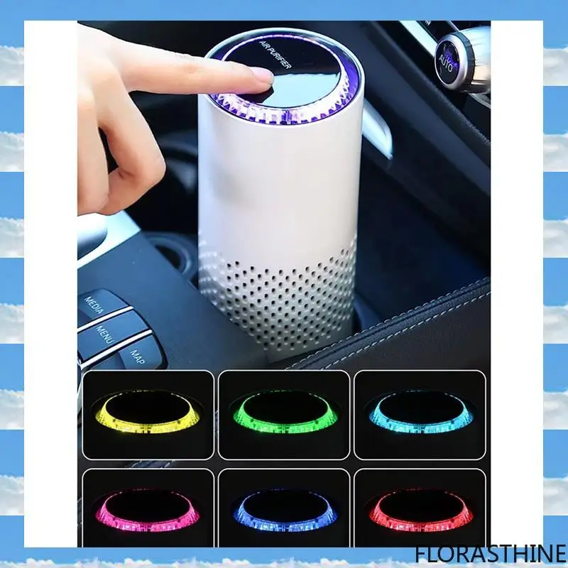 A11I Electric Air Purifier USB Air Purifier Smell Formaldehyde Negative Removal White