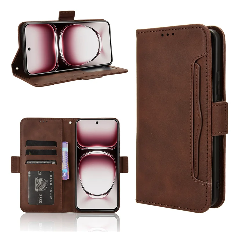 For Oppo Reno 12 Pro 5G Case Multi-card slot Cover Leather Case Protect Cover For OPPO Reno12 Pro 5G Stand Flip Wallet Case