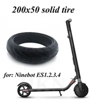 200x50 Solid Tire for Xiaomi Ninebot Segway ES1 ES2 ES4 Electric Scooter Wheel Tyre Explosion-Proof