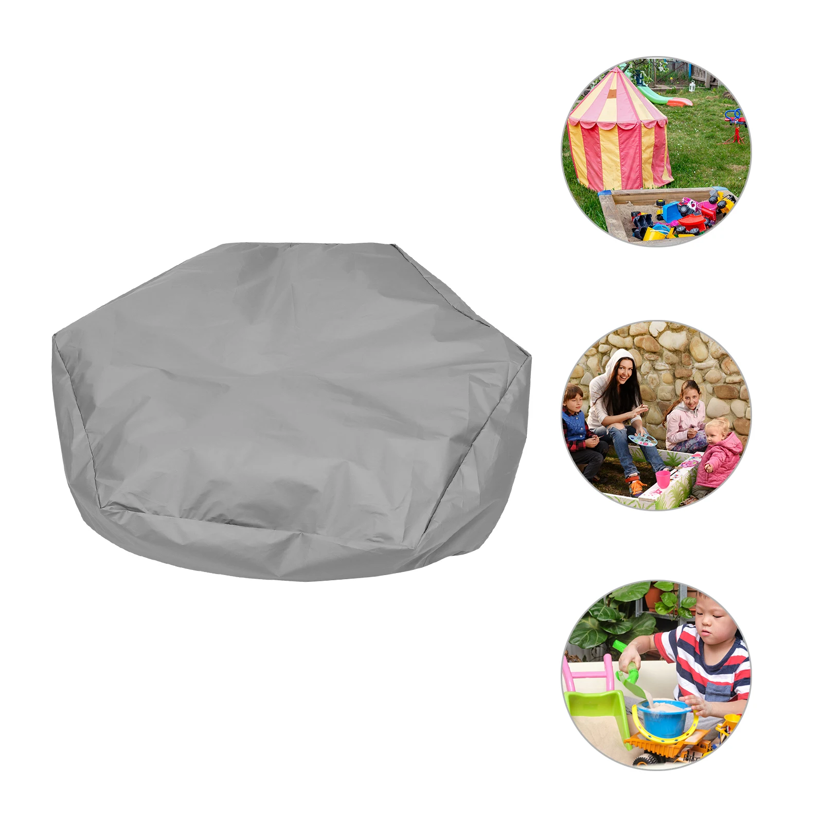 

Cover Sandbox Waterproof Protective Large Square Hexagon 190t Oxford Cloth Child