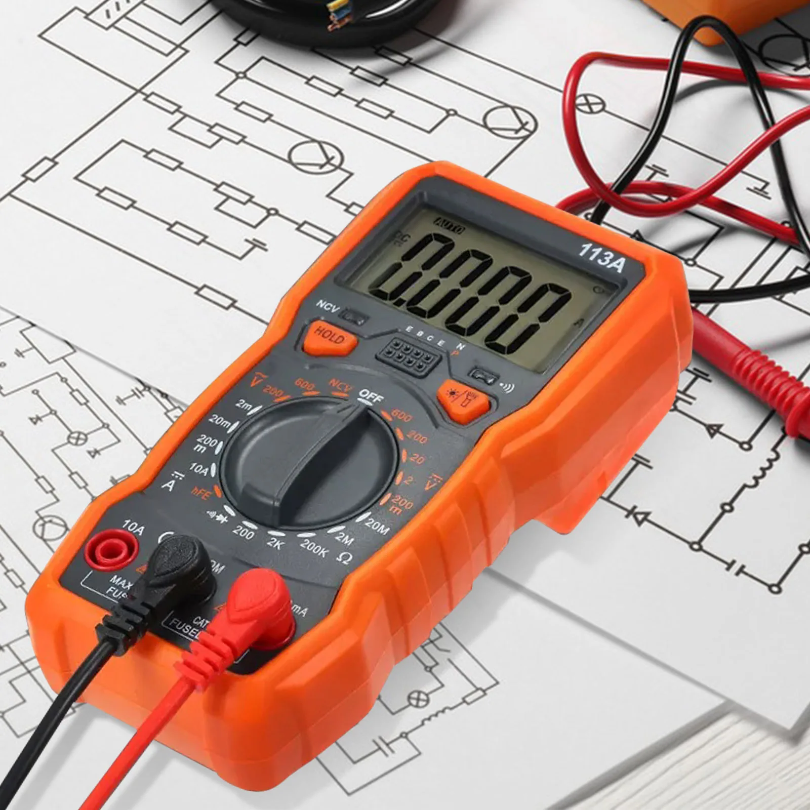 

Digital Multimeter Electric Tools Tester Voltmeter Ammeter Ohmmeter Frequency Counter Magnetic Resistance Measurement High