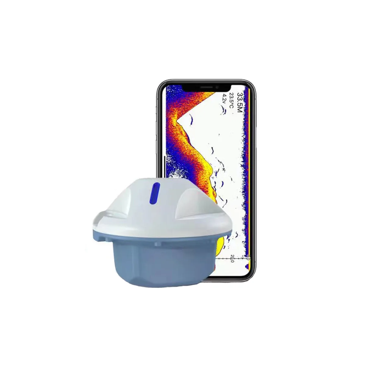 

Wireless Sonar Fish Finder Mobile Phone Visual High Definition Intelligent Fish Finder Dual Frequency Fishing Detection
