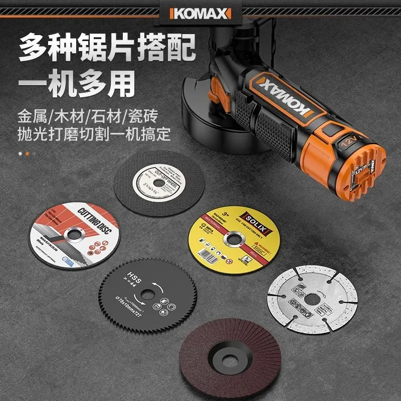 

GoodLithium Battery Mini Angle Grinder Household Rechargeable Grinder Multi-function Small Hand Grinder Cutting Machine