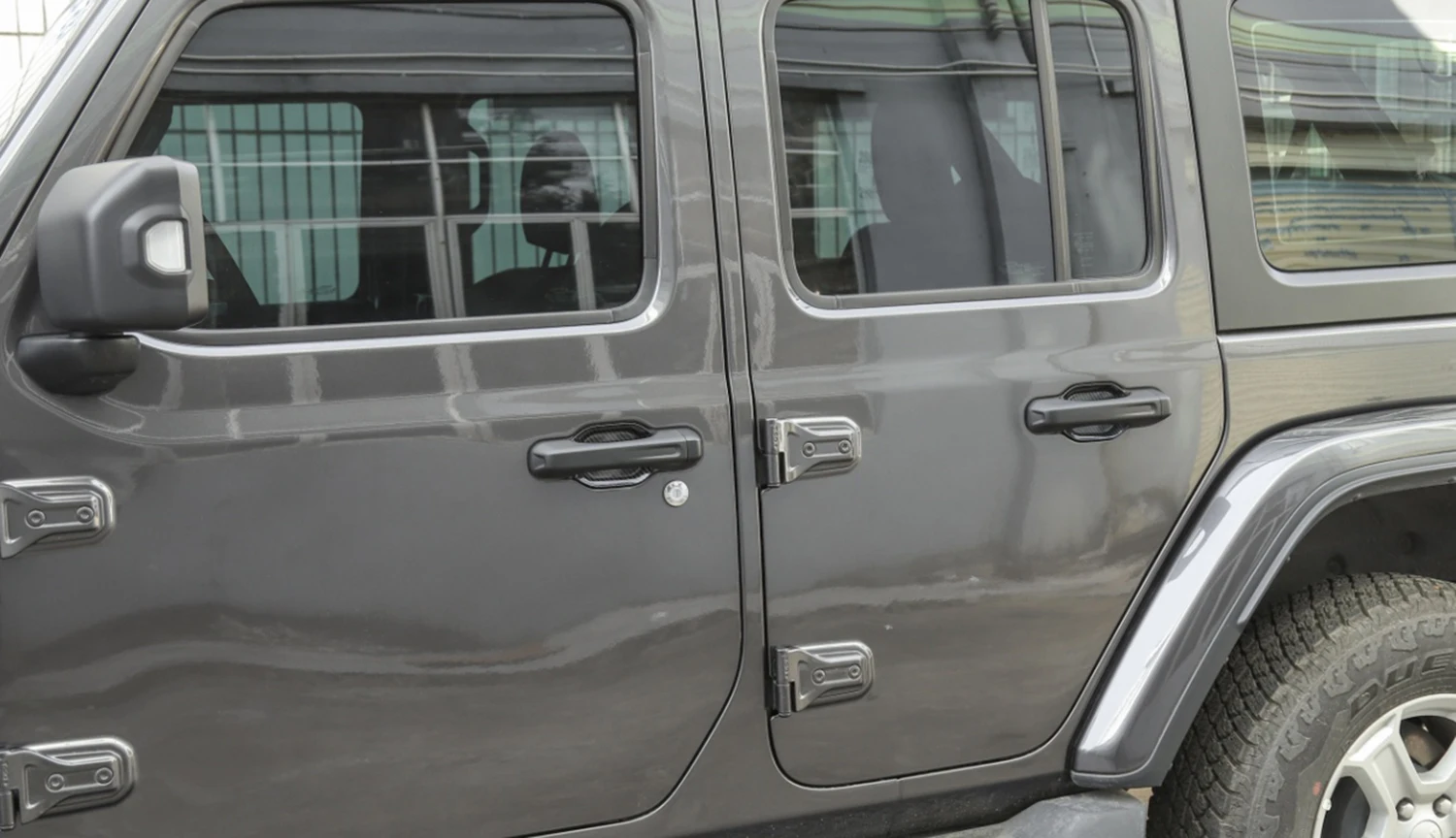 Car Door Handle Bowl Guard Cover Rear Tail Door Bowl Decoration for Jeep Wrangler JL 2018-2023 2/4-Doors Exterior Accessories