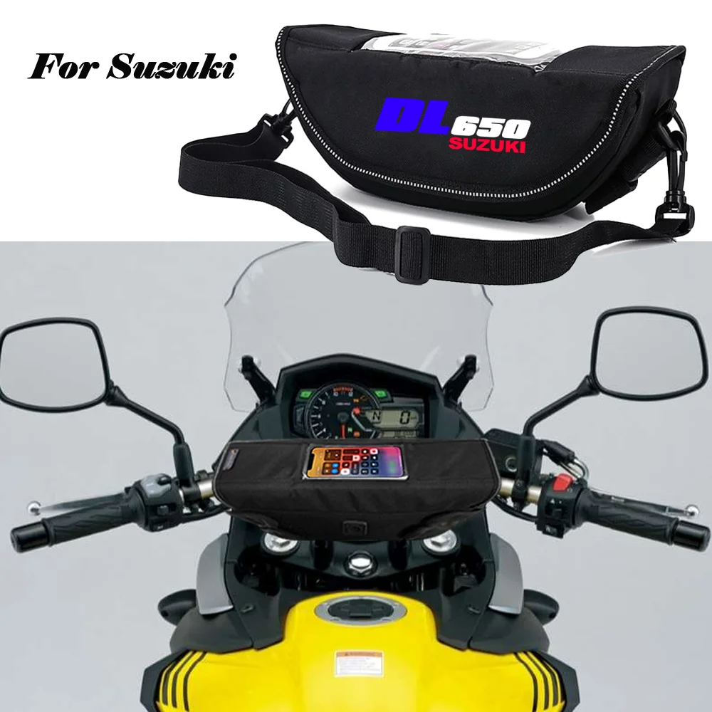 For Suzuki V-Strom 1000 V-Strom 650 DL V-Strom 650xt Dustproof and Waterproof Motorcycle Steering Wheel Navigation Bag